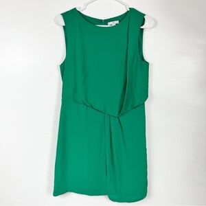 H by Halston Green Asymmetrical Cocktail Dress Size 6